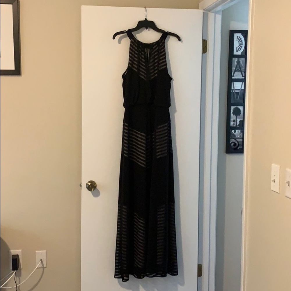 London Times Black Formal Dress